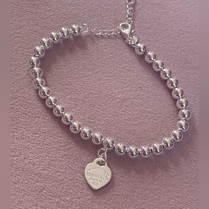 Tiffany and Co Pink heart bracelet